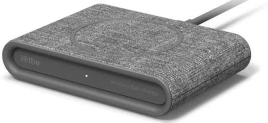 Фото: Бездротовий зарядний пристрій iOttie iON Wireless Mini Fast Charging Pad Grey (CHWRIO103GR) № 3 | KTC