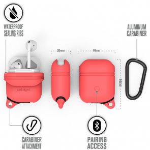 Чохол Catalyst for Airpods - Waterproof Case Coral (CATAPDCOR)