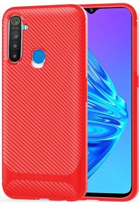 Чохол for Realme 5 - Silicone cover Red (661886)