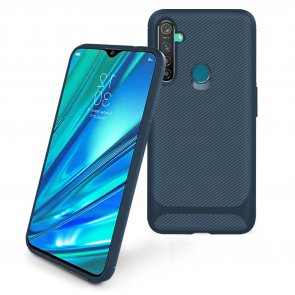 Чохол for Realme 5 Pro - Silicone cover Blue (661889)