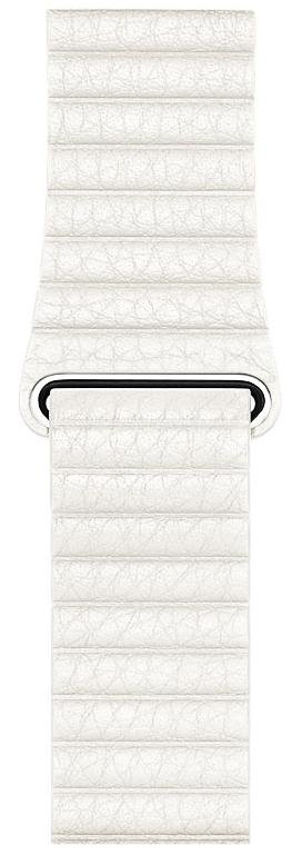 Ремінець HiC for Apple Watch 42/44mm - Leather Loop Band White (EW - 13 )