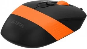 Фото: Миша A4tech FM10S Silent Black/Orange (FM10S Orange) № 6 | KTC