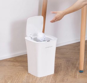 Смарт кошик для сміття Xiaomi Ninestars Waterproof Induction Trash White (DZT-10-11S)