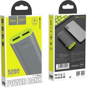  Батарея універсальна Hoco B31C 5200mAh Grey (B31C Grey)