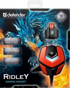 Гарнітура Defender Ridley Red/Black (64542)