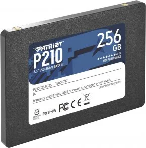 Фото: SSD-накопичувач Patriot P210 256GB (P210S256G25) № 2 | KTC