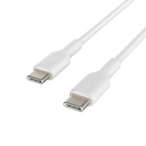 Кабель USB Type-C (CM/CM) 1м, Belkin PVC, White