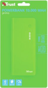  Батарея універсальна Trust Primo Power Bank 10000mAh Green (22748_TRUST)