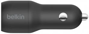 Зарядний пристрій Belkin Boost Charger 2xUSB 24W Black (CCB001BTBK)
