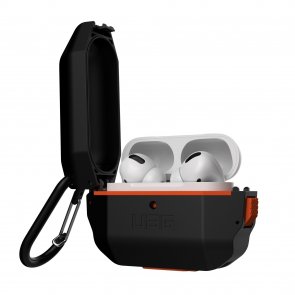 Чохол для Airpods Urban Armor Gear - Hard Case Black/Orange (10225F114097)