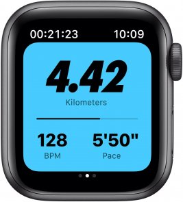 Смарт годинник Apple Watch Nike Series SE GPS 40mm Space Gray Aluminium Case with Anthracite/Black (MYYF2)