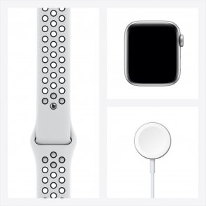 Смарт годинник Apple Watch Nike Series 6 GPS 40mm Silver Aluminium Case with Pure Platinum/Black (M00T3)