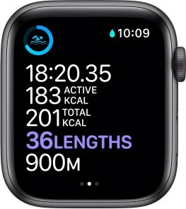 Фото: Смарт годинник Apple Watch Series 6 GPS 44mm Space Grey Aluminium with Black Sport Band (M00H3) № 4 | KTC