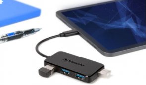 USB-хаб Transcend TS-HUB2C Black