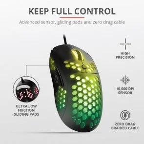 Фото: Миша Trust GXT 960 Graphin Ultra-Lightweight Black (23758_TRUST) № 6 | KTC