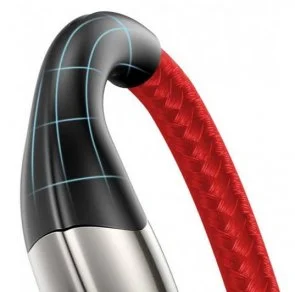 Фото: Кабель Baseus Horizontal Data Cable 1.5A AM / Lightning 2m Red (CALSP-C09) № 3 | KTC