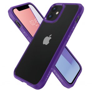 Чохол-накладка Spigen для iPhone 12 Mini - Crystal Hybrid Hydrangea Purple