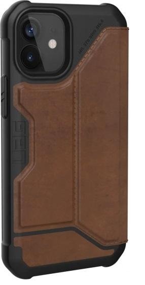 Чохол-книжка Urban Armor Gear для Apple iPhone 12 Mini - Metropolis Leather Brown