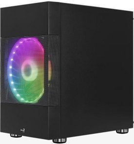 Корпус AeroCool Atomic v1 Black with window (Atomic-G-BK-v1)