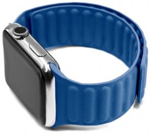 Ремінець HiC for Apple Watch 38/40mm - New Leather Link Blue (LLNK3840BL)