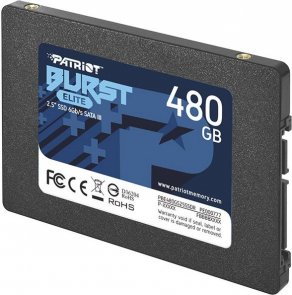 Твердотільний накопичувач Patriot Burst Elite SATA III 480GB (PBE480GS25SSDR)