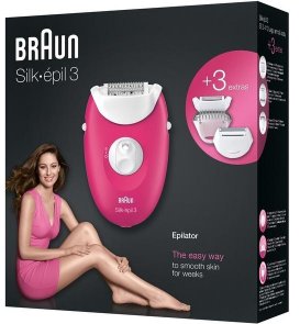 Епiлятор BRAUN Silk epil 3 SE 3-410