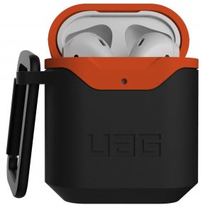 Чохол UAG for Airpods - Standard Issue Hard 001 Black/Orange (10242F114097)