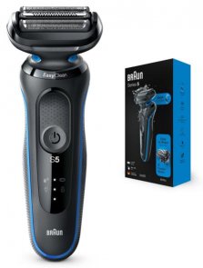 Електробритва сітчаста акумуляторна Braun Series 5 50-B1000s Black/Blue