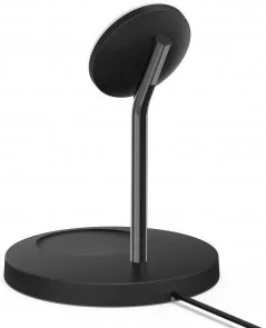 Фото: Бездротова зарядна станція Belkin 2in1 MagSafe iPhone 12 Wireless Charger Black (WIZ010vfBK) № 3 | KTC