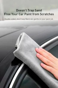 Фото: Мікрофібра Baseus Easy Life Car Washing Towel 40x80 1pcs Grey (CRXCMJ-A0G) № 5 | KTC