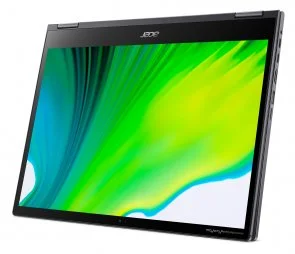 Фото: Ноутбук Acer Spin 5 SP513-55N-79XH NX.A5PEU.00M Gray - 13.5" IPS 60 Гц / Intel Core i7 / i7-1165G7 / DDR4 16 ГБ / PCI-E SSD 512 ГБ / Intel Iris Xe Graphics № 9 | KTC