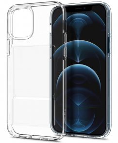 Чохол Spigen for Apple iPhone 12/12 Pro - Crystal Slot Crystal Clear (ACS02576)