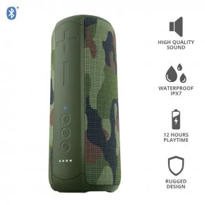 Фото: Портативна колонка Trust Caro Max Powerful Bluetooth Camo (23960_TRUST) № 9 | KTC