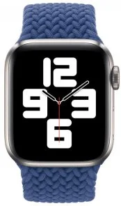 Фото: Ремінець HiC for Apple Watch 41/40/38mm - Braided Solo Loop Atlantic Blue - Size XS № 2 | KTC