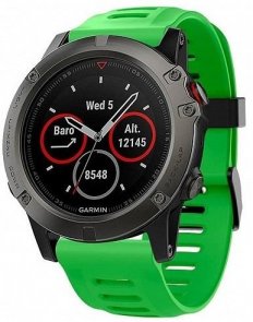 Ремінець Garmin Universal 26 - Smooth Silicone Band Green (U26-SMSB-GRN)