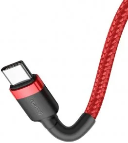 Фото: Кабель Baseus Cafule 20V 3A CM / CM 1m Red (CATKLF-G09) № 4 | KTC
