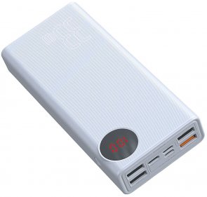 Батарея універсальна Baseus Mulight Power Bank 30000mAh White (PPMY-02)