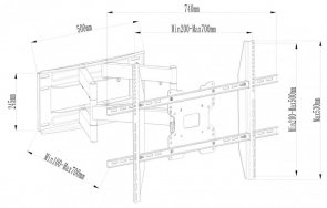 Кронштейн CHARMOUNT CT-WPLB-T800