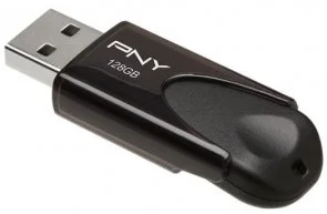 Фото: Флешка USB PNY Attache 4 128GB Black (FD128ATT4-EF) № 3 | KTC