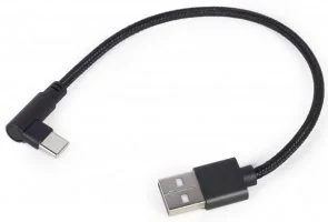 Фото: Кабель Cablexpert AM / Type-C 0.2m Black (CC-USB2-AMCML-0.2M) № 3 | KTC