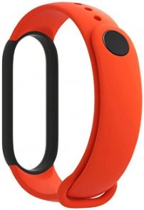 Ремінець Xiaomi Mi Band 5 - Silicon Orange Oiginal