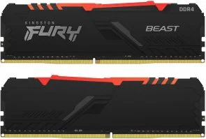 Фото: Оперативна пам’ять Kingston FURY (ex. HyperX) Beast RGB DDR4 2x16GB (KF436C18BBAK2/32) № 3 | KTC