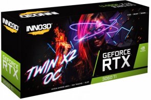 Відеокарта Inno3D RTX 3060 Ti Twin X2 OC LHR (N306T2-08D6X-119032DH)