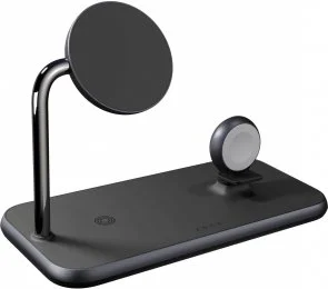 Фото: Бездротова зарядна станція Zens Magnetic with Watch Wireless Charger Black (ZEDC18B/00) № 4 | KTC