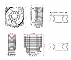 Кулер 2E Air Cool AC120D4 ARGB (2E-AC120D4-ARGB)