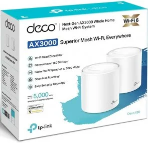 Фото: Wi-Fi система TP-Link Deco X60 (Deco X60(2-pack)) № 2 | KTC