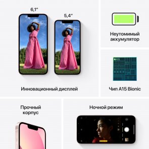 Смартфон Apple iPhone 13 512GB Pink