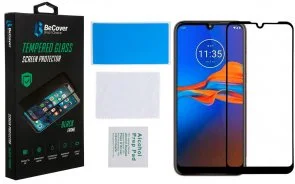 Фото: Захисне скло BeCover for Motorola Moto E6i - Black (706654) № 3 | KTC