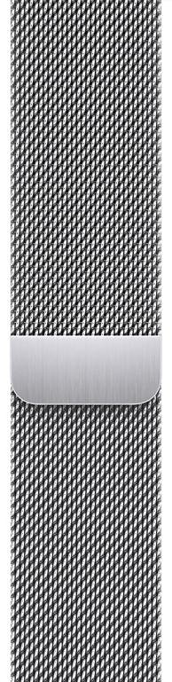  Ремінець Apple for Apple Watch 45mm - Milanese Loop Silver (ML783)