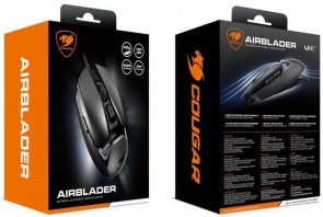 Миша Cougar Airblader Black (AIRBLADER)